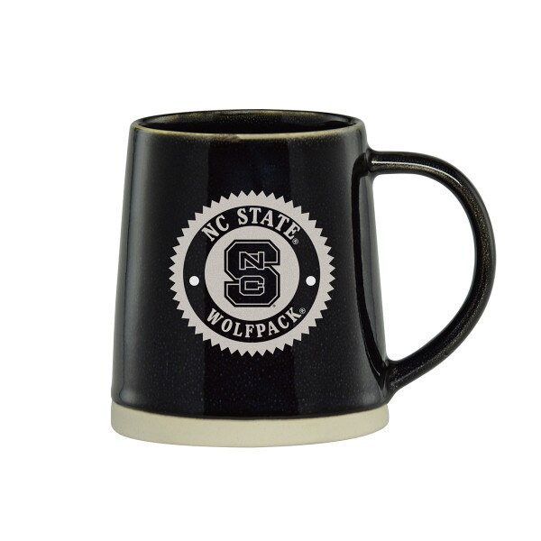 WAYLAND 16oz. CAFE MUG BLACK with F